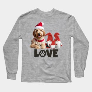 Christmas Goldendoodle LOVE Long Sleeve T-Shirt